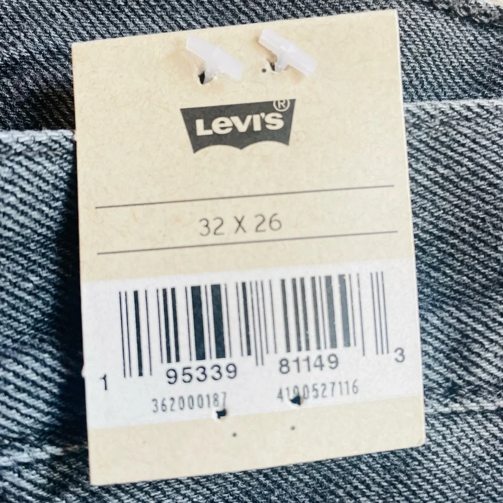 Levi’s 501 Original Cropped Black Jeans 32x26 NWT NEW! Unisex